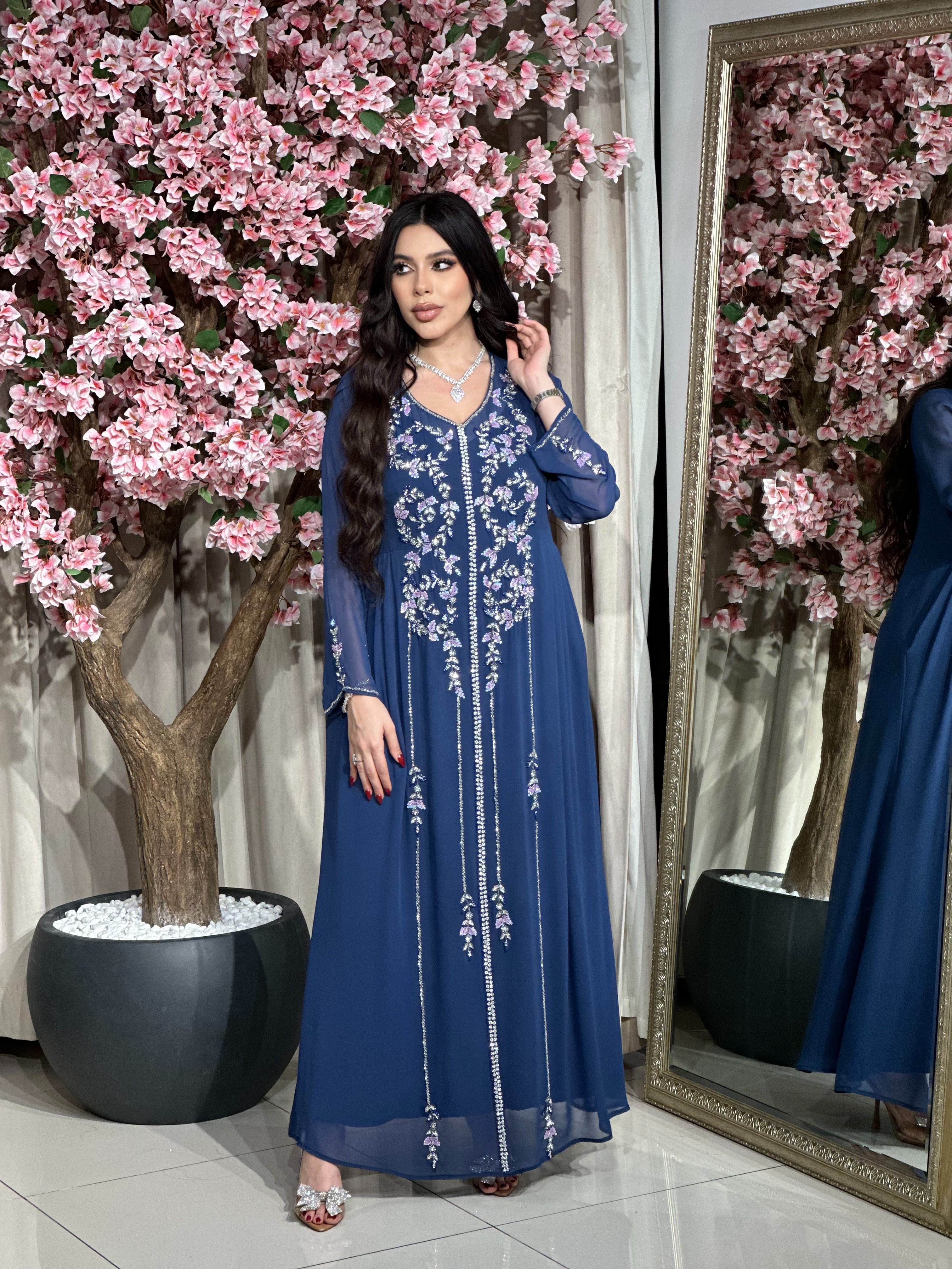 Midnight Bloom Kaftan